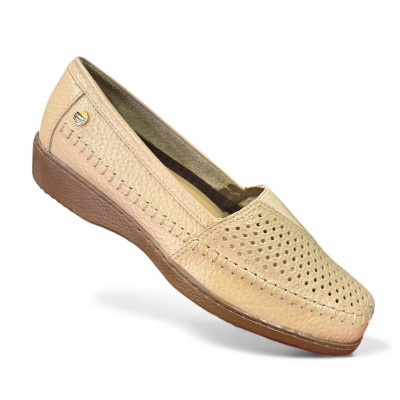 Romulo Casual Cuero Arena Mujer Talla 37 Ref 3807 